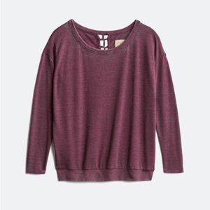 Chaser Lakisha Cage Back Detail Knit Top